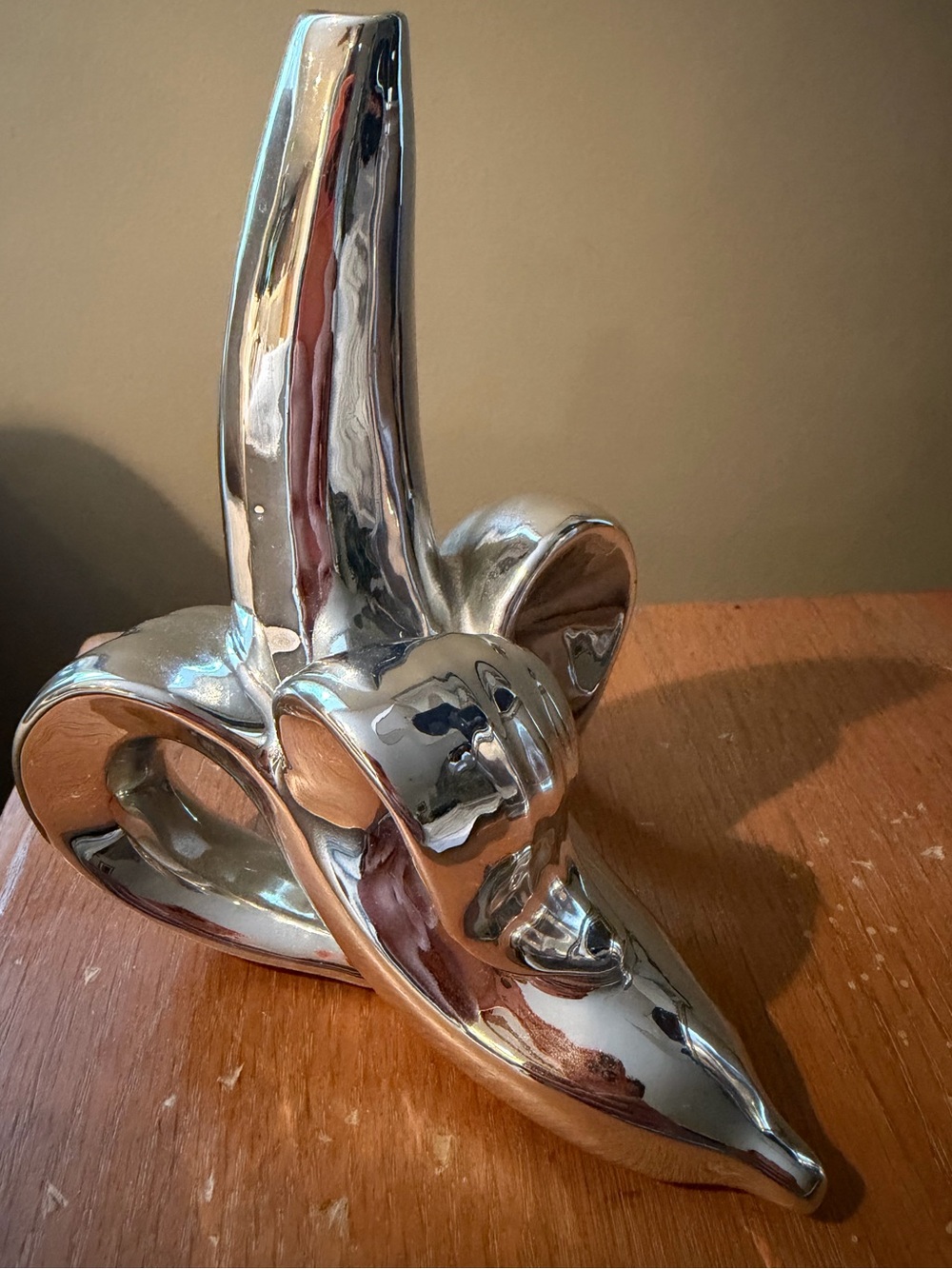 Jonathan Adler Chrome Banana Vase